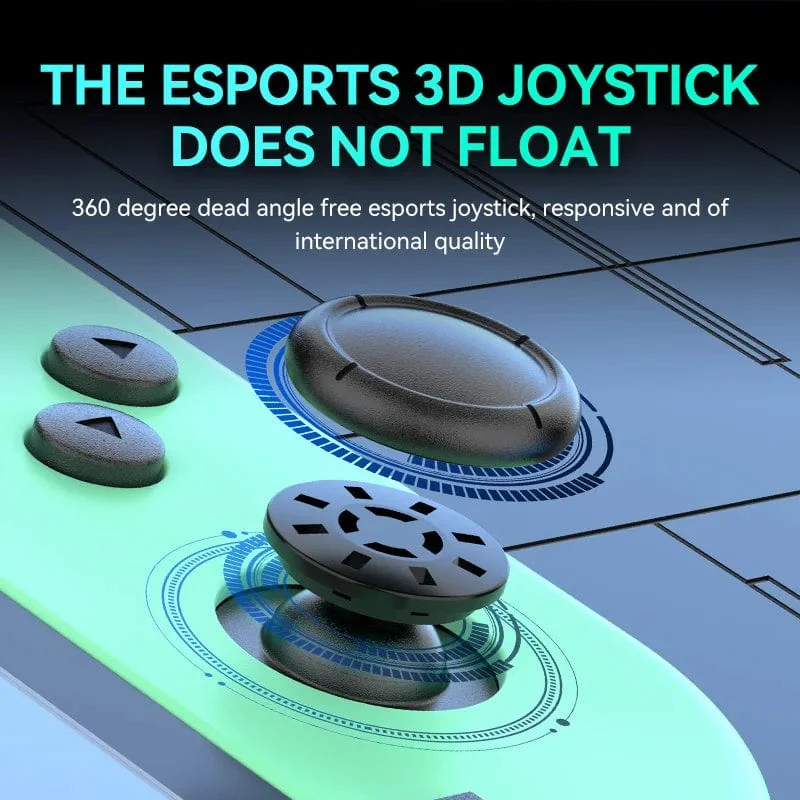 STORM WYRM Bluetooth-Joystick für Switch NS-Spiel, links und rechts, kabellos, kleiner Griff mit RGB-Licht, JOY-02