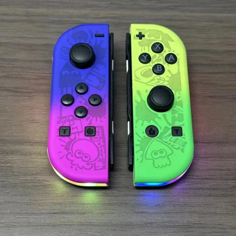 STORM WYRM Bluetooth-Joystick für Switch NS-Spiel, links und rechts, kabellos, kleiner Griff mit RGB-Licht, JOY-02