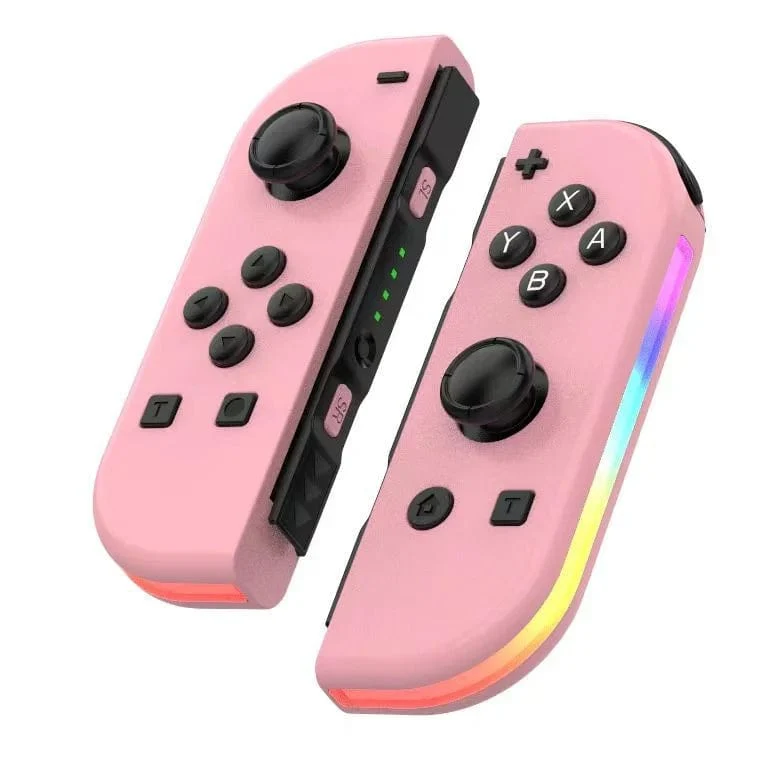 STORM WYRM Bluetooth-Joystick für Switch NS-Spiel, links und rechts, kabellos, kleiner Griff mit RGB-Licht, JOY-02