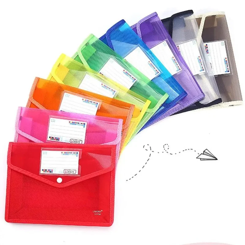 A4/A5-Dateiordner, Schreibwaren-Aufbewahrungsordner, wasserdichte Datei-Organizer-Ordner, PVC-Tasche, Portfolio, Papieraufbewahrung, Büro-Organizer