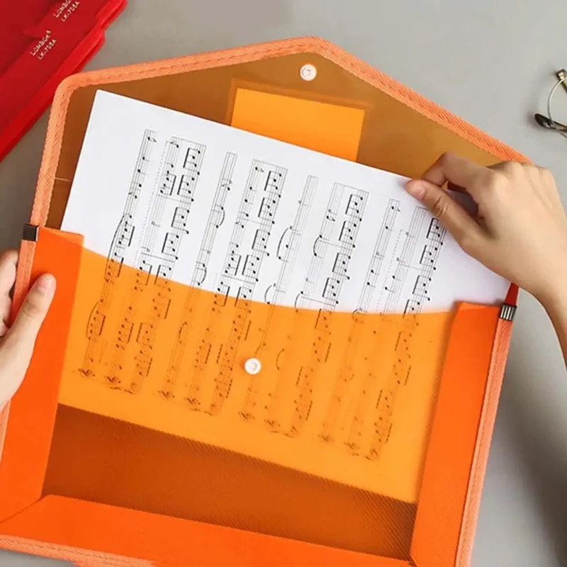 A4/A5-Dateiordner, Schreibwaren-Aufbewahrungsordner, wasserdichte Datei-Organizer-Ordner, PVC-Tasche, Portfolio, Papieraufbewahrung, Büro-Organizer