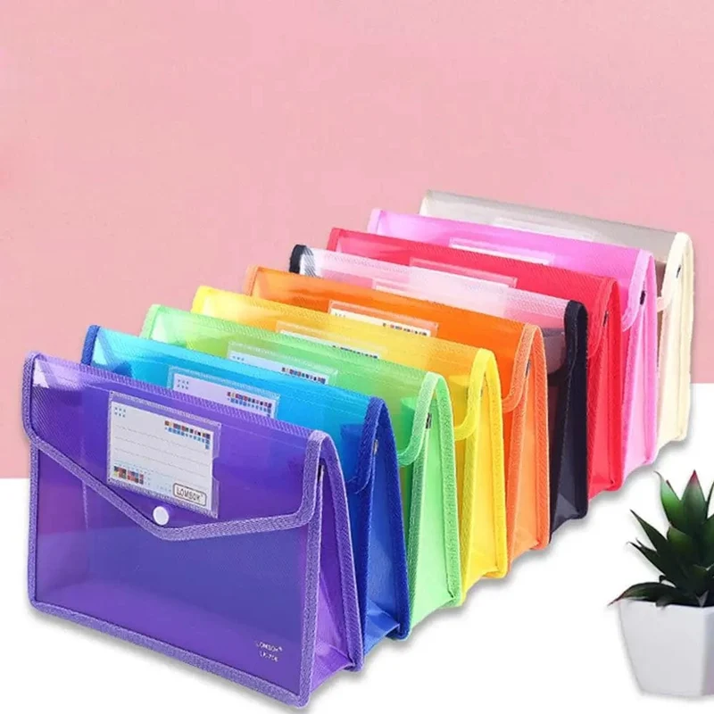 A4/A5-Dateiordner, Schreibwaren-Aufbewahrungsordner, wasserdichte Datei-Organizer-Ordner, PVC-Tasche, Portfolio, Papieraufbewahrung, Büro-Organizer