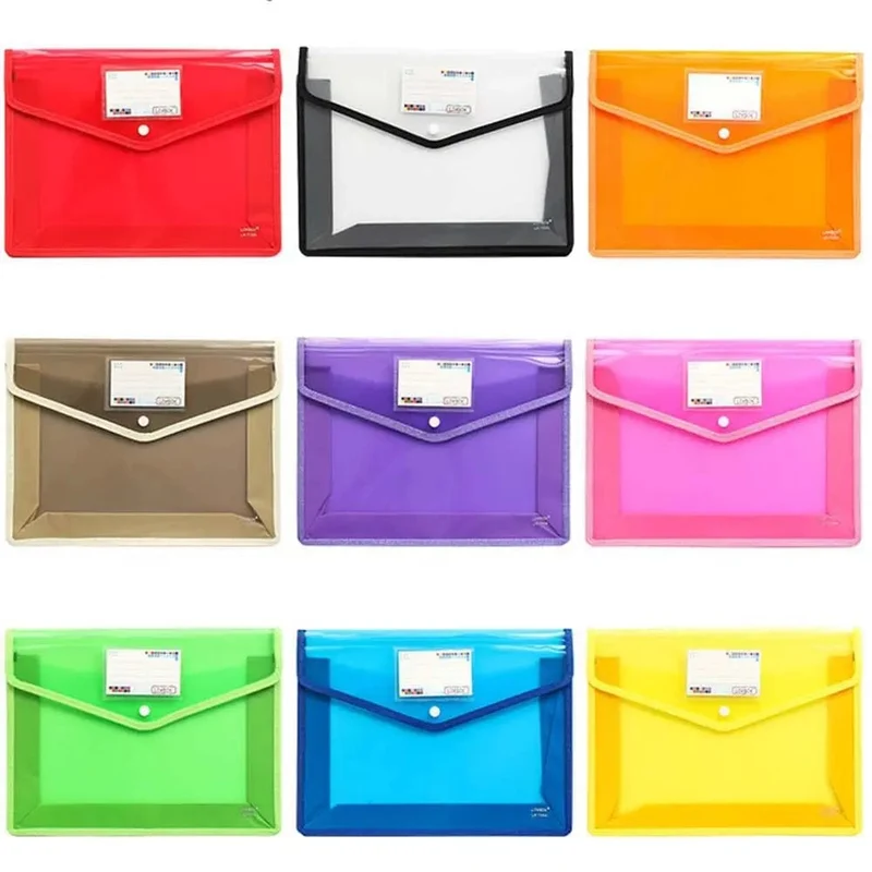 A4/A5-Dateiordner, Schreibwaren-Aufbewahrungsordner, wasserdichte Datei-Organizer-Ordner, PVC-Tasche, Portfolio, Papieraufbewahrung, Büro-Organizer