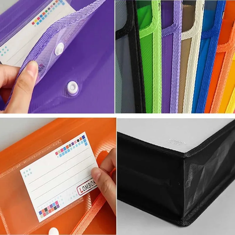 A4/A5-Dateiordner, Schreibwaren-Aufbewahrungsordner, wasserdichte Datei-Organizer-Ordner, PVC-Tasche, Portfolio, Papieraufbewahrung, Büro-Organizer