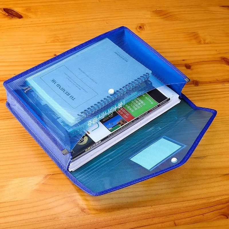 A4/A5-Dateiordner, Schreibwaren-Aufbewahrungsordner, wasserdichte Datei-Organizer-Ordner, PVC-Tasche, Portfolio, Papieraufbewahrung, Büro-Organizer