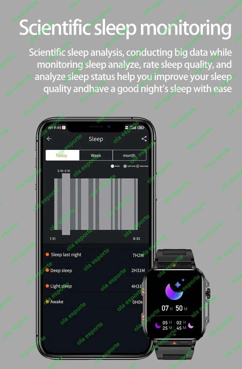 1.91 Outdoor Military Smart Watch Männer Bluetooth Anruf Amoled Smartwatch für Android IOS IP68 wasserdichte Sport-Fitness-Uhren