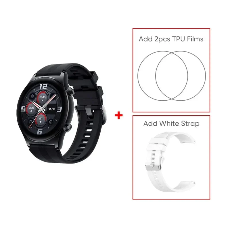 HONOR Watch GS 3 Globale Version 3D-gebogenes Glas SmartWatch GS3 1.43" AMOLED-Bildschirm 8-Kanal-Uhr zur genauen Gesundheitsüberwachung