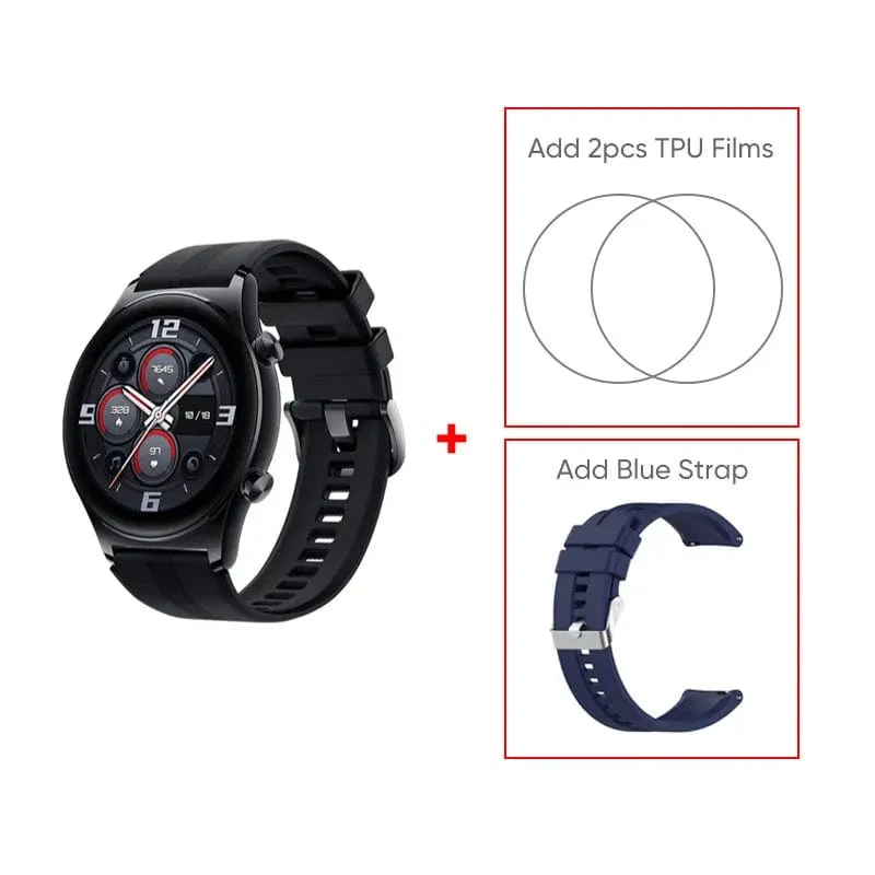 HONOR Watch GS 3 Globale Version 3D-gebogenes Glas SmartWatch GS3 1.43" AMOLED-Bildschirm 8-Kanal-Uhr zur genauen Gesundheitsüberwachung