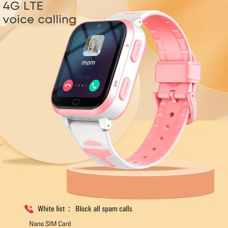 KGG 4G Smartwatch für Kinder, ROM 8 GB, Videoanruf, Telefonuhr, Rückrufmonitor, Wecker, Telefon, Android-Uhr, Kinder-Smartwatch.