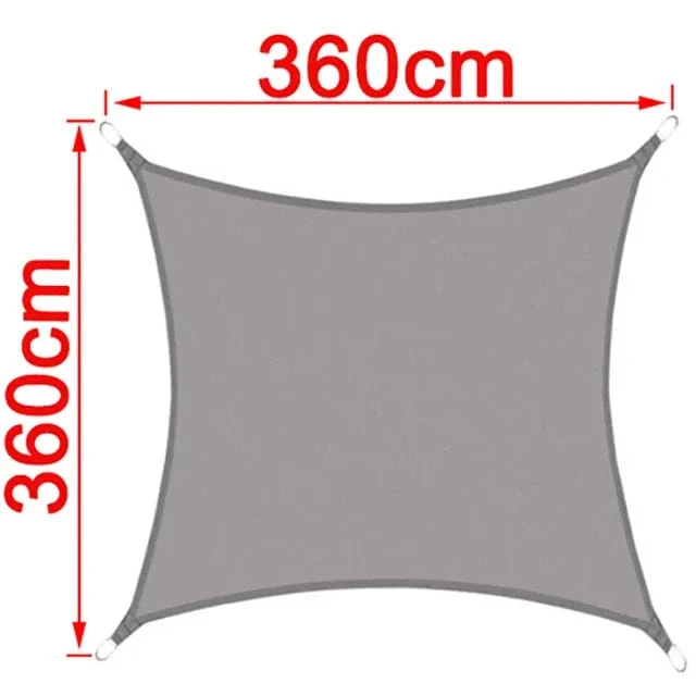 3x5m3x6m4x5m Wasserdichter Sonnenschirm 300D Schattenschutz Sonnensegel Markise Camping Schattentuch Großes Outdoor-Vordach Gartenhof