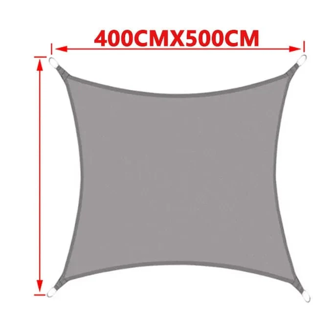 3x5m3x6m4x5m Wasserdichter Sonnenschirm 300D Schattenschutz Sonnensegel Markise Camping Schattentuch Großes Outdoor-Vordach Gartenhof