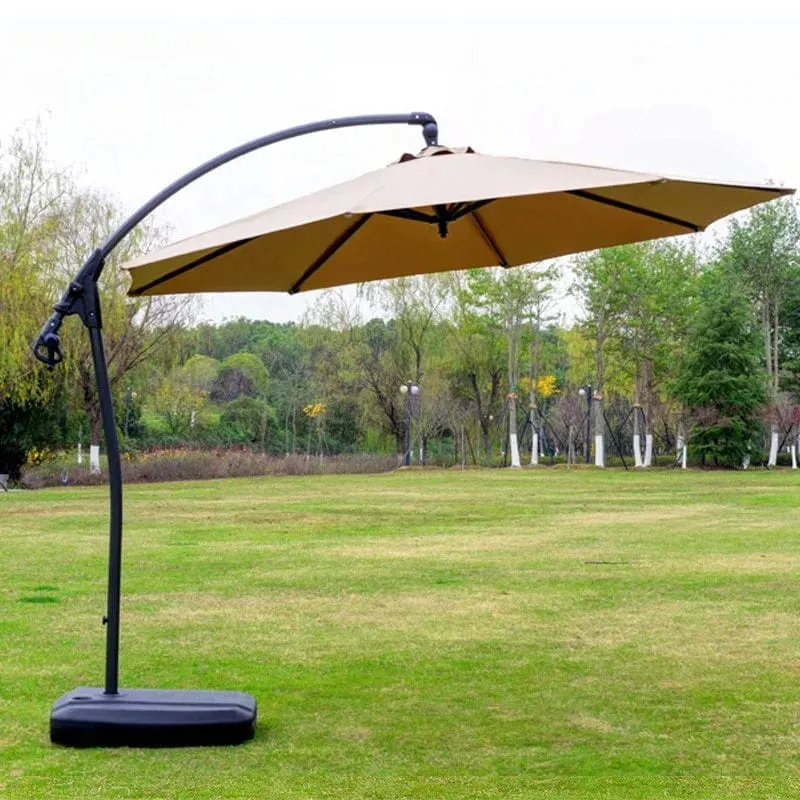 Sonnenschirm-Ersatztuch, Garten-Bananenschirm-Abdeckung für den Außenbereich, wasserdichtes Sonnenschutzdach für Sonnenschirm mit 6 Rippen/8 Rippen