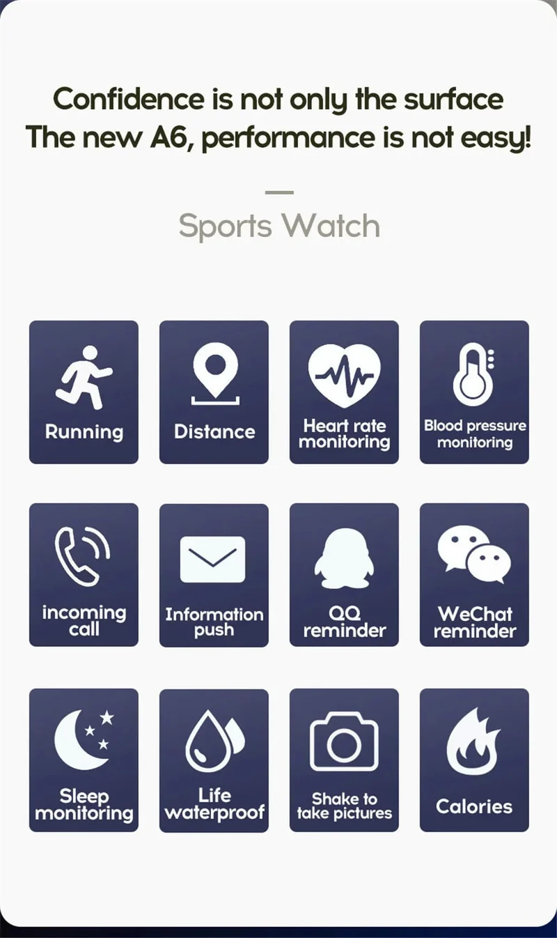 Multifunktions-Smartwatch für Männer, Frauen, Kinder, Nachrichtenerinnerung, Musiksteuerung, Sport, Schritte, Kalorien, D13, Smartwatch, Wecker, 116Plus