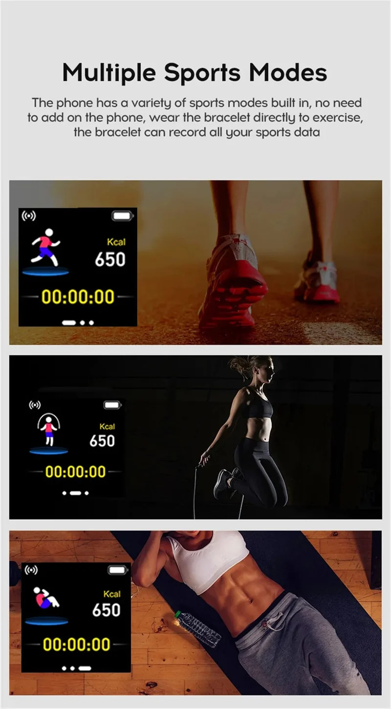 Multifunktions-Smartwatch für Männer, Frauen, Kinder, Nachrichtenerinnerung, Musiksteuerung, Sport, Schritte, Kalorien, D13, Smartwatch, Wecker, 116Plus