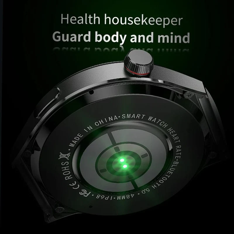 2024 Neue Smart Watch Herzfrequenz-Gesundheitsmonitor Bluetooth-Anruf NFC GPS-Tracker IP68 wasserdichte SmartWatch Männer für HUAWEI GT4 Pro