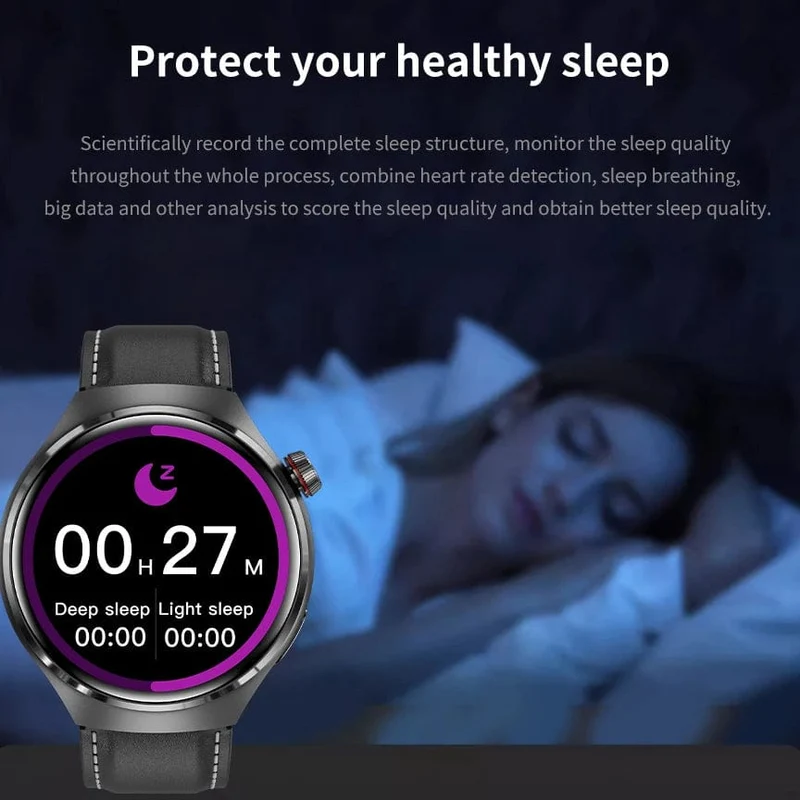2024 Neue Smart Watch Herzfrequenz-Gesundheitsmonitor Bluetooth-Anruf NFC GPS-Tracker IP68 wasserdichte SmartWatch Männer für HUAWEI GT4 Pro