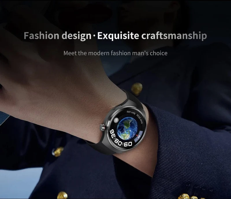2024 Neue Smart Watch Herzfrequenz-Gesundheitsmonitor Bluetooth-Anruf NFC GPS-Tracker IP68 wasserdichte SmartWatch Männer für HUAWEI GT4 Pro