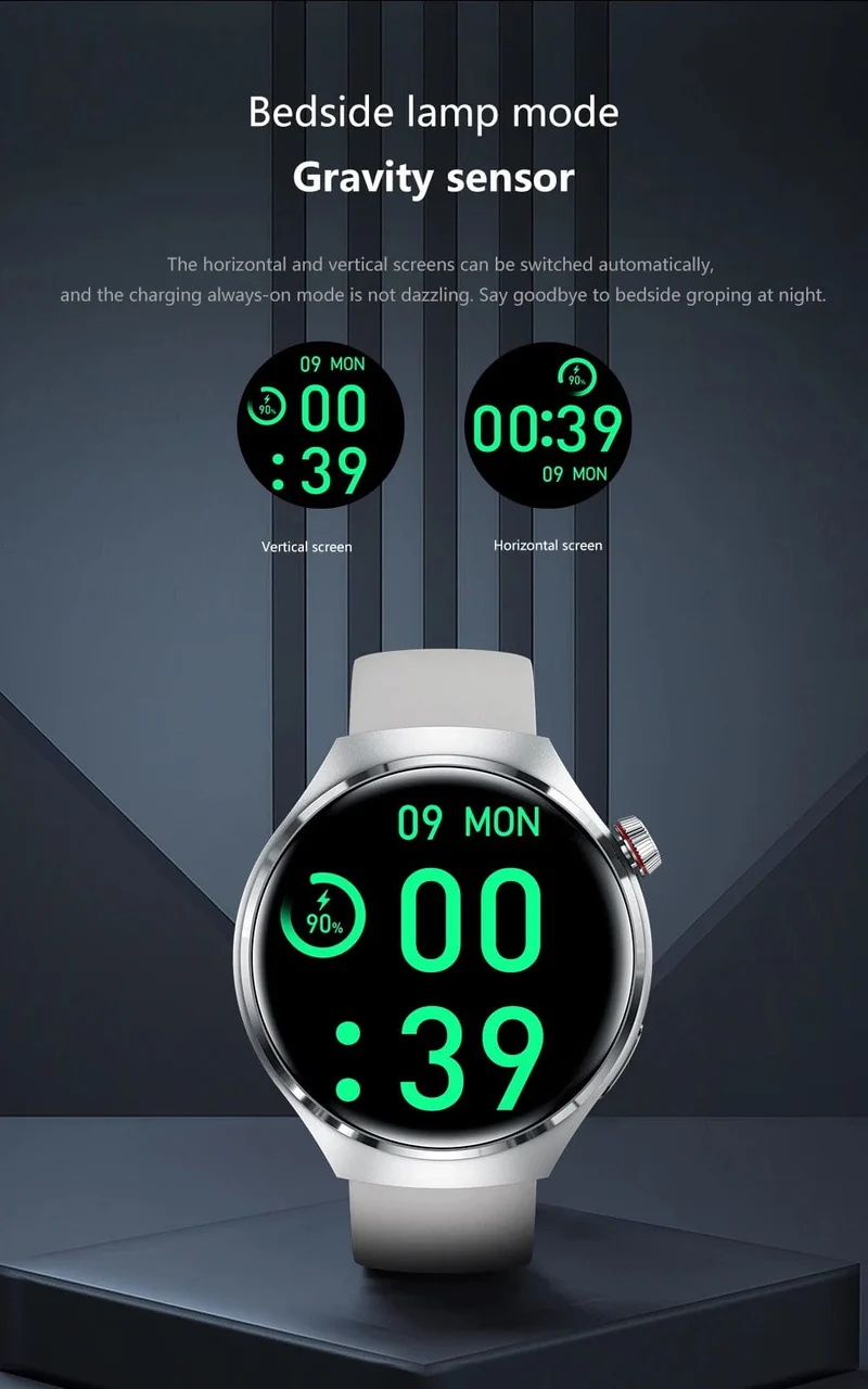 2024 Neue Smart Watch Herzfrequenz-Gesundheitsmonitor Bluetooth-Anruf NFC GPS-Tracker IP68 wasserdichte SmartWatch Männer für HUAWEI GT4 Pro