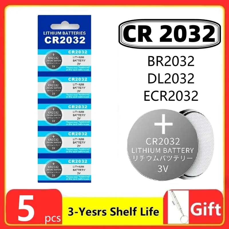 2-60PCS CR2032 CR 2032 Knopfzelle 3V Lithiumbatterie für Uhren, Spielzeuge, Taschenrechner, Autos, Fernbedienungen, Knopfzellen