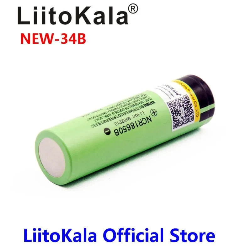 Heißer LiitoKala Neue Original NCR18650B 34B 3.7 V 18650 3400 mAh Wiederaufladbare Lithium-Batterie Taschenlampe Batterie