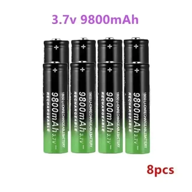 Neu 18650 Li-Ion batterie 9800mah akku 3.7 V für LED taschenlampe taschenlampe oder elektronische geräte
