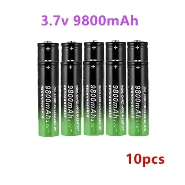 Neu 18650 Li-Ion batterie 9800mah akku 3.7 V für LED taschenlampe taschenlampe oder elektronische geräte