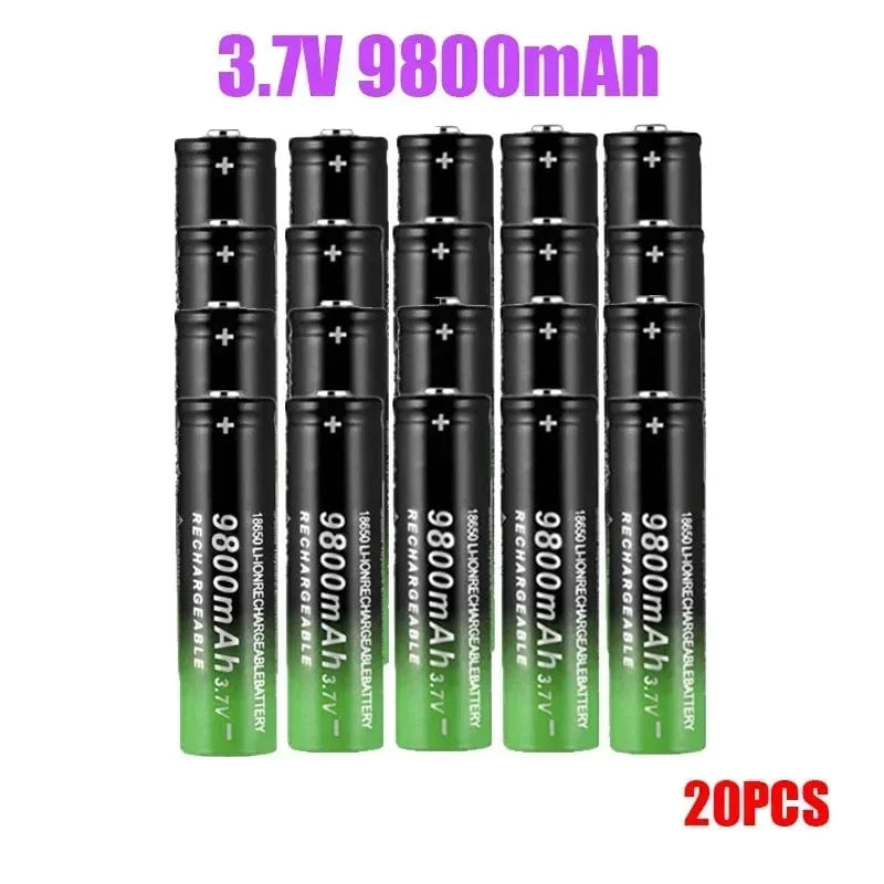 Neu 18650 Li-Ion batterie 9800mah akku 3.7 V für LED taschenlampe taschenlampe oder elektronische geräte
