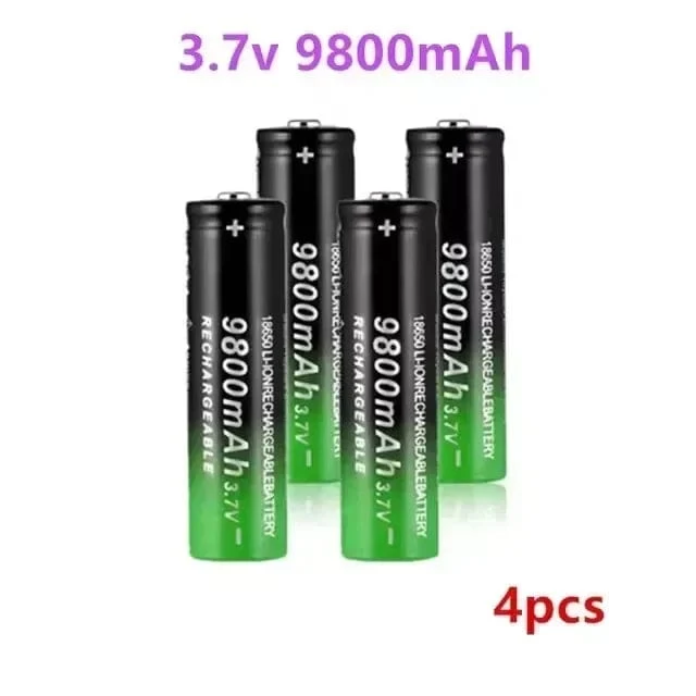 Neu 18650 Li-Ion batterie 9800mah akku 3.7 V für LED taschenlampe taschenlampe oder elektronische geräte