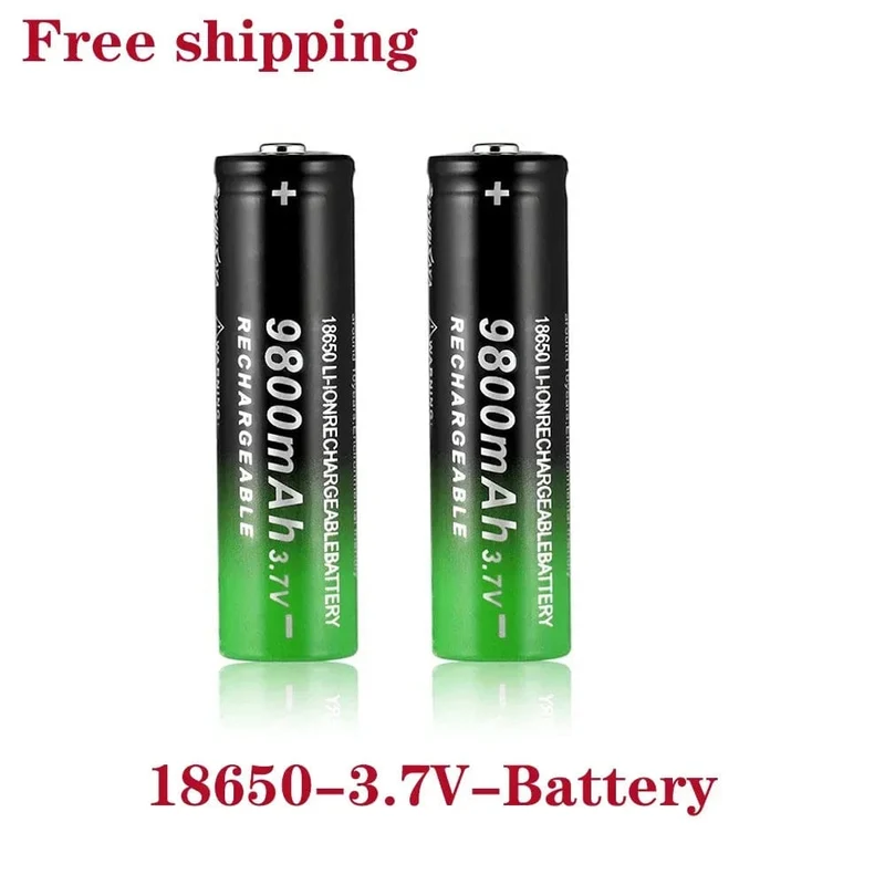 Neu 18650 Li-Ion batterie 9800mah akku 3.7 V für LED taschenlampe taschenlampe oder elektronische geräte