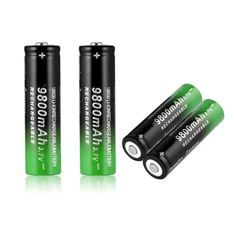 Neu 18650 Li-Ion batterie 9800mah akku 3.7 V für LED taschenlampe taschenlampe oder elektronische geräte