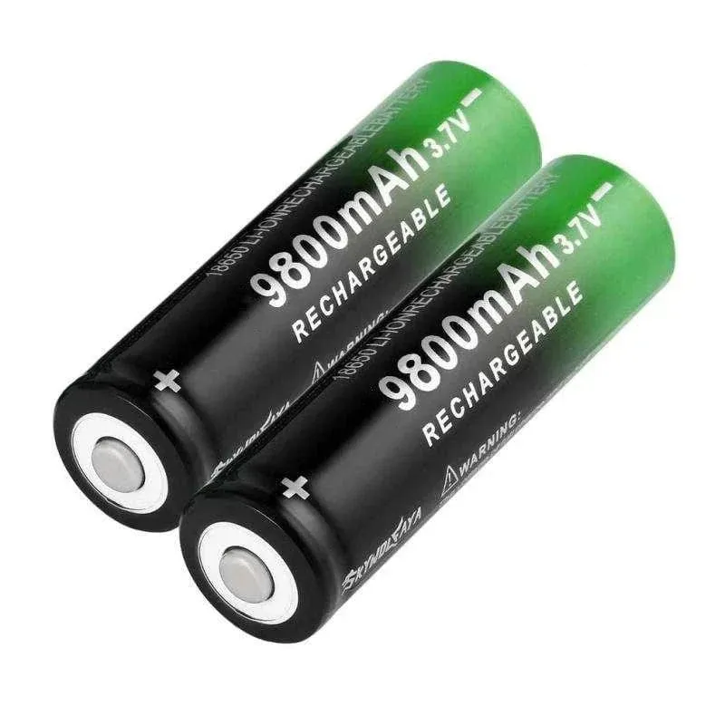 Neu 18650 Li-Ion batterie 9800mah akku 3.7 V für LED taschenlampe taschenlampe oder elektronische geräte