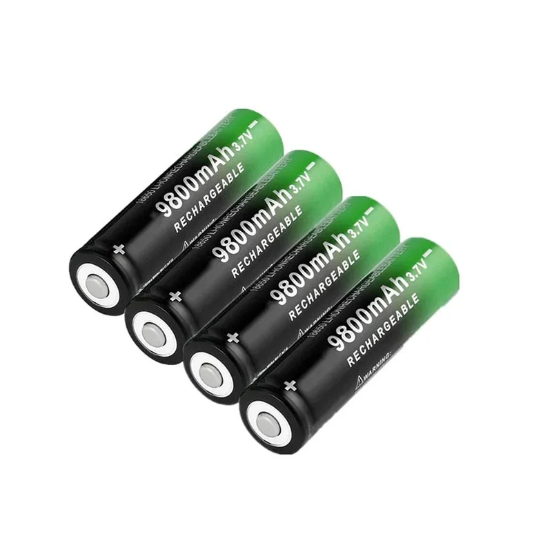 Neu 18650 Li-Ion batterie 9800mah akku 3.7 V für LED taschenlampe taschenlampe oder elektronische geräte