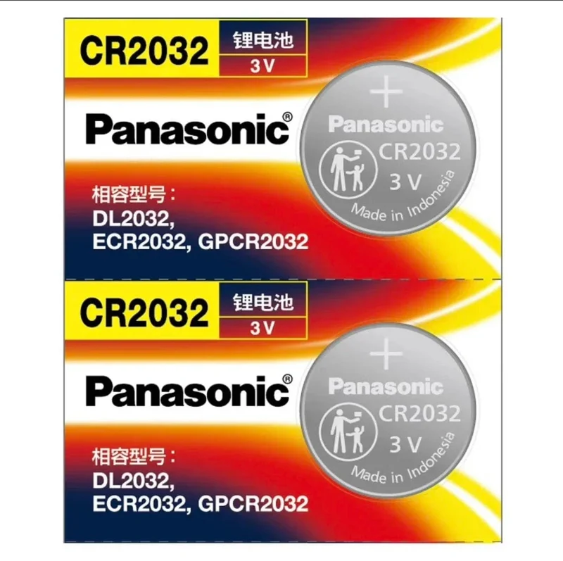 Panasonic CR2032 3 Alkaline V Batterien für Taschenrechner, Spielzeuguhr