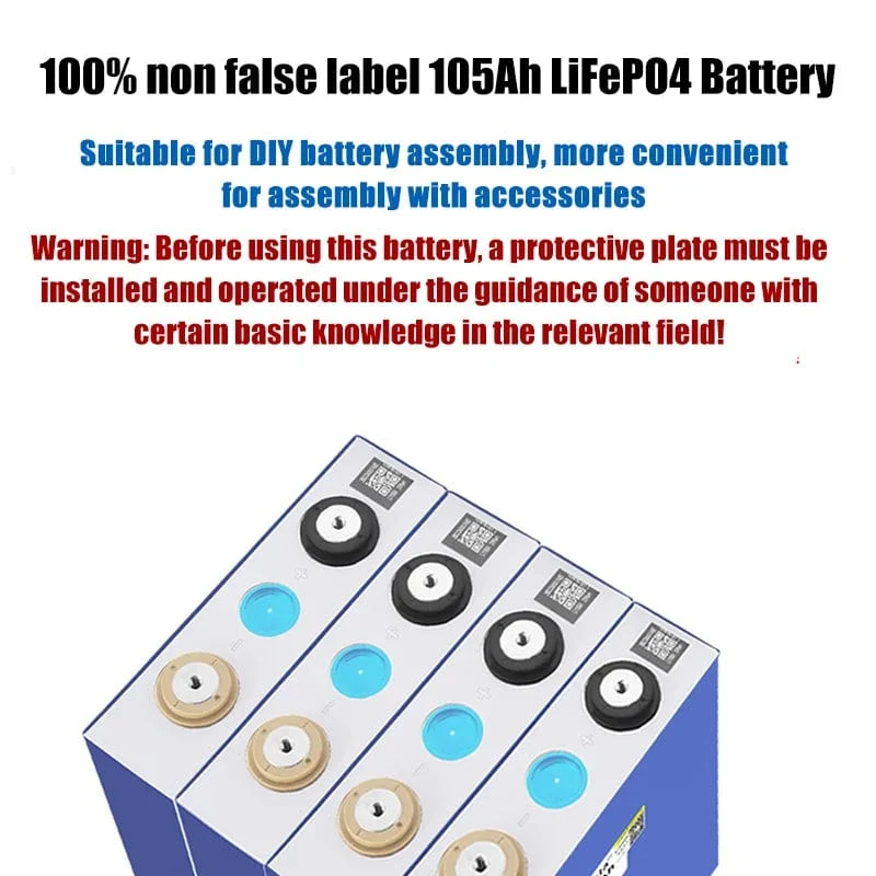1-2 STÜCKE LiitoKala 3.2 V 105 Ah 30 Ah 50 Ah LifePo4-Batterie mit hohem Stromverbrauch für DIY 12 V Solar-Wechselrichter Elektrofahrzeug Bus Golfwagen