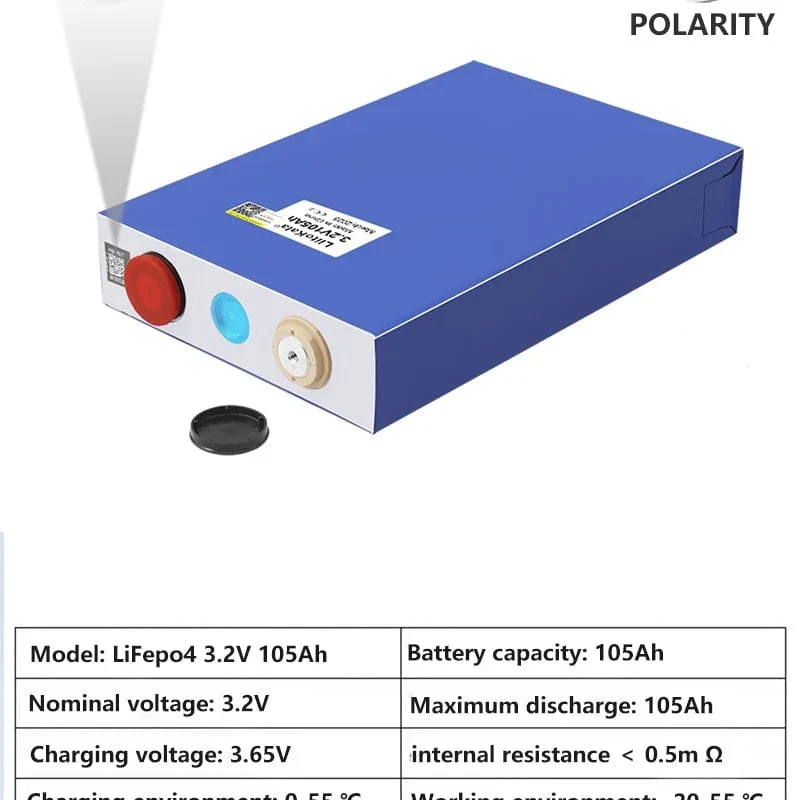 1-2 STÜCKE LiitoKala 3.2 V 105 Ah 30 Ah 50 Ah LifePo4-Batterie mit hohem Stromverbrauch für DIY 12 V Solar-Wechselrichter Elektrofahrzeug Bus Golfwagen