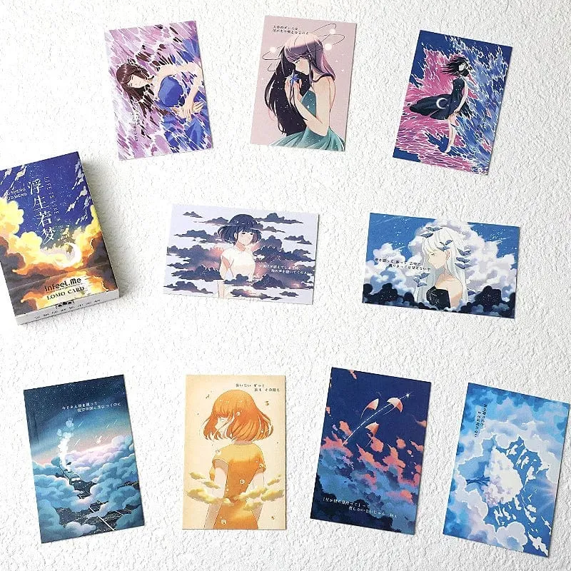 28 stücke Box Lomo Papier Karten Beschreibbare Kleine Journal Sammelalbum Gruß Nachricht Lesezeichen Nette Foto Wand Aufkleber Dekoration Geschenk