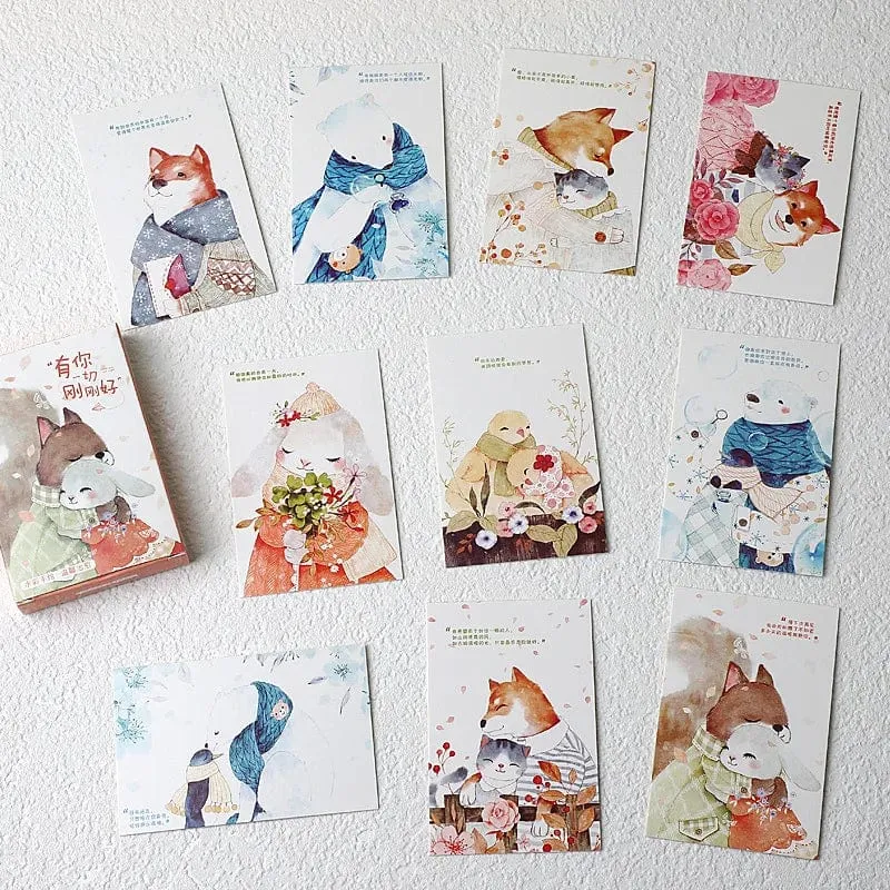 28 stücke Box Lomo Papier Karten Beschreibbare Kleine Journal Sammelalbum Gruß Nachricht Lesezeichen Nette Foto Wand Aufkleber Dekoration Geschenk