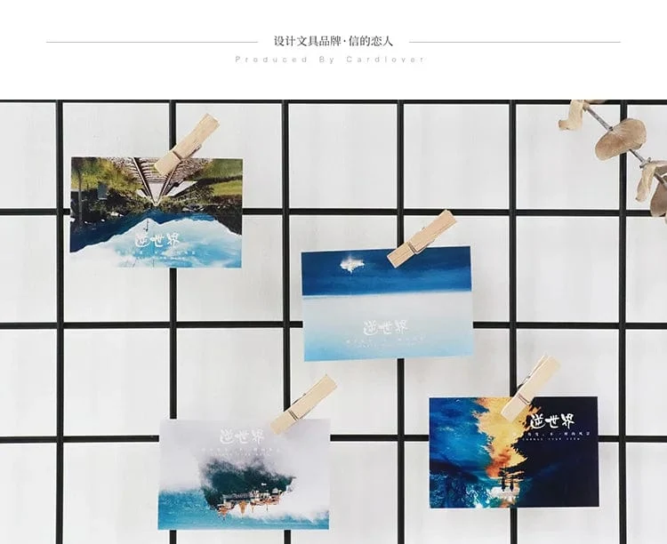 28 stücke Box Lomo Papier Karten Beschreibbare Kleine Journal Sammelalbum Gruß Nachricht Lesezeichen Nette Foto Wand Aufkleber Dekoration Geschenk