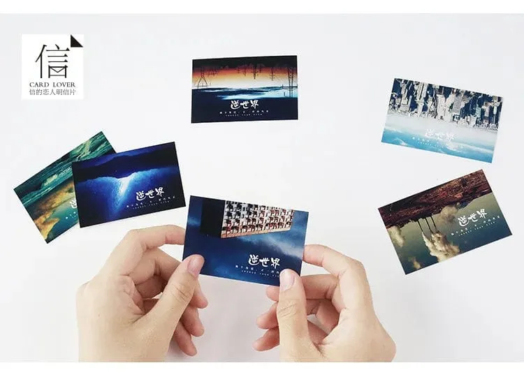 28 stücke Box Lomo Papier Karten Beschreibbare Kleine Journal Sammelalbum Gruß Nachricht Lesezeichen Nette Foto Wand Aufkleber Dekoration Geschenk