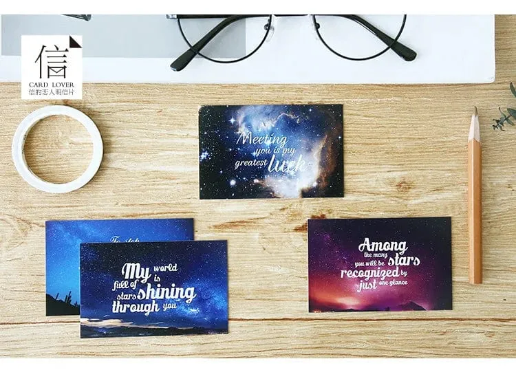 28 stücke Box Lomo Papier Karten Beschreibbare Kleine Journal Sammelalbum Gruß Nachricht Lesezeichen Nette Foto Wand Aufkleber Dekoration Geschenk