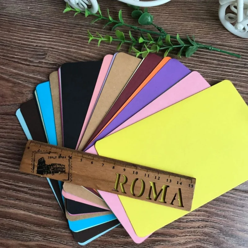 (10 teile/los) DIY Leere Karten Hand Zeichnung Doodle Papier Karten Glücklich Geburtstag Karte Grußkarten 15x9.3 cm