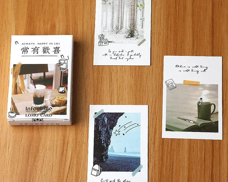 28 stücke Lomo Kleine Nachricht Karte Beschreibbare Verschiedene Cocktail Happy Travel Lesezeichen Journal Dekoration Gruß Papier Schreibwaren Geschenk