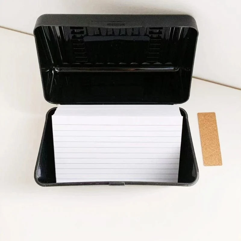 Farbige Karteikarten-Trennblätter, 3 x 5 cm, Karten mit Registerkarten, linierte Notizkarten-Trennblätter, liniertes Muster, Lernkarten
