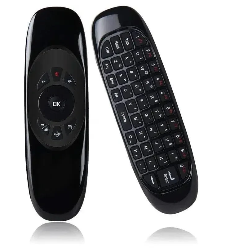 C120 Air Mouse Mini-Tastaturmaus Somatosensorisches Gyroskop Doppelseitige Fernbedienung für PC Android TV Box