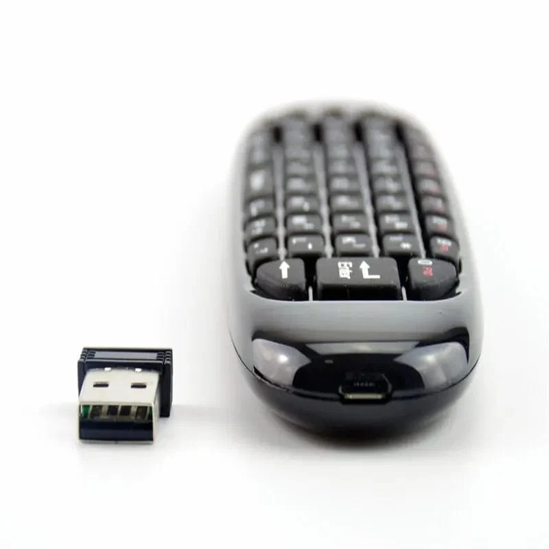 C120 Air Mouse Mini-Tastaturmaus Somatosensorisches Gyroskop Doppelseitige Fernbedienung für PC Android TV Box