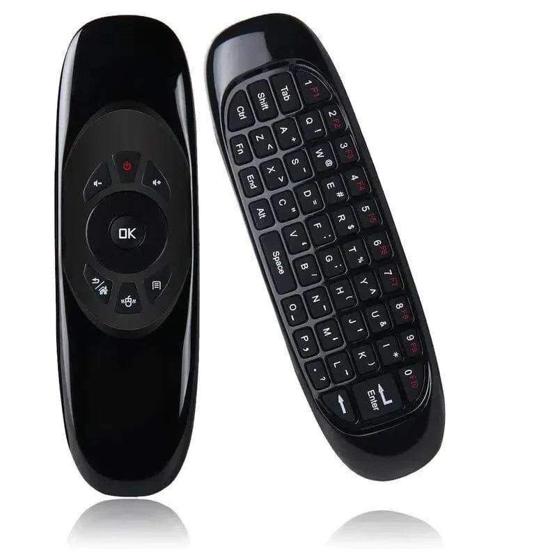 C120 Air Mouse Mini-Tastaturmaus Somatosensorisches Gyroskop Doppelseitige Fernbedienung für PC Android TV Box
