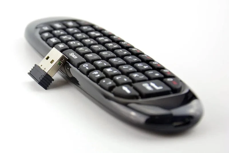 C120 Air Mouse Mini-Tastaturmaus Somatosensorisches Gyroskop Doppelseitige Fernbedienung für PC Android TV Box