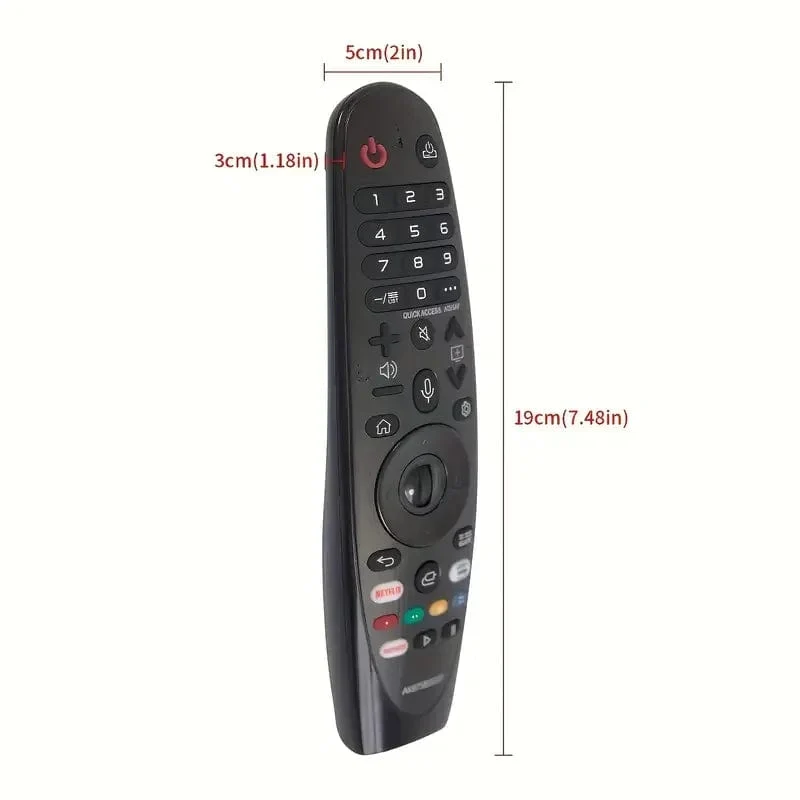 AKB75855501 Fernbedienung für LG Smart TV, Infrarot-Fernbedienung, passend für viele Smart TV-Modelle von LG (mit Sprachfunktion)