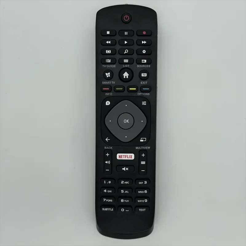 Fernbedienung mit NETFLIX-Ersatz für Philips 4K UHD HDR Ambilight Smart TV 43pus6262 49pus6262 50pus6262 55pus6262 65pus