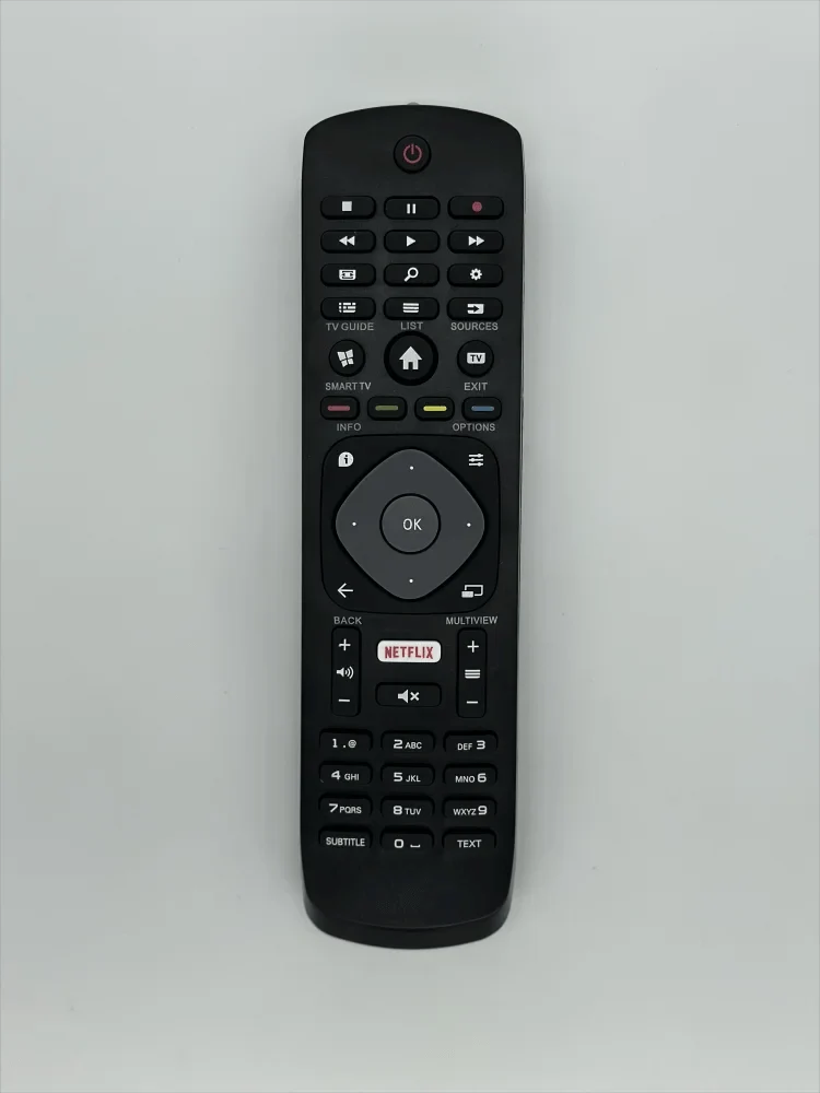 Fernbedienung mit NETFLIX-Ersatz für Philips 4K UHD HDR Ambilight Smart TV 43pus6262 49pus6262 50pus6262 55pus6262 65pus